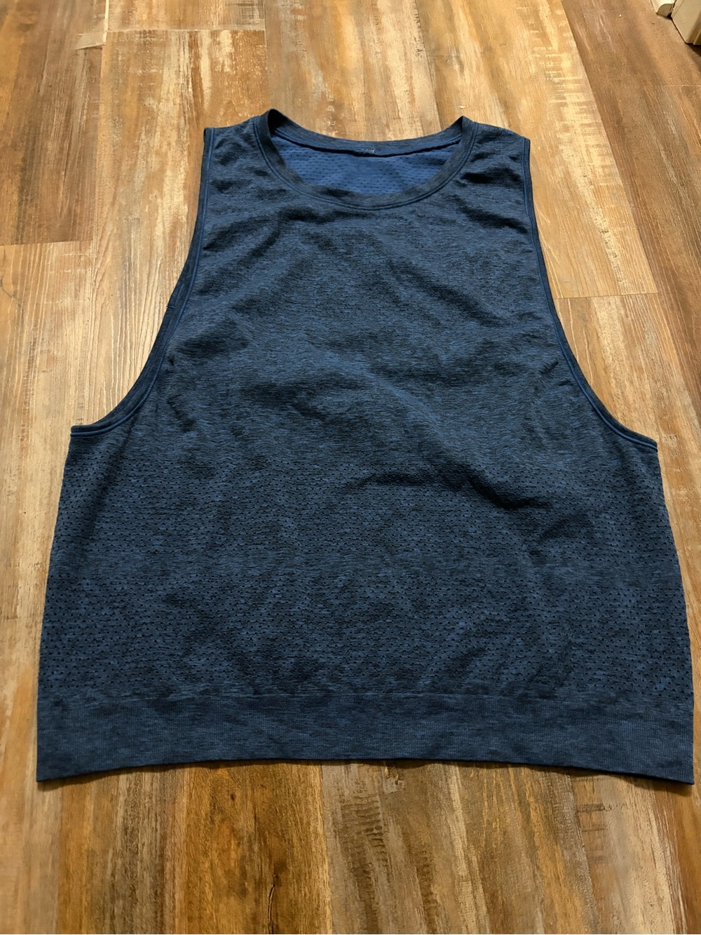 Lululemon Men's Navy Sleeveless Tank Top